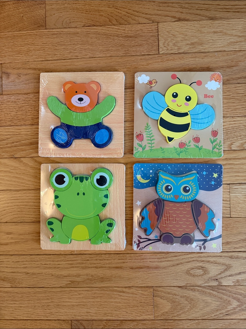 Set of 4 Animal Puzzles